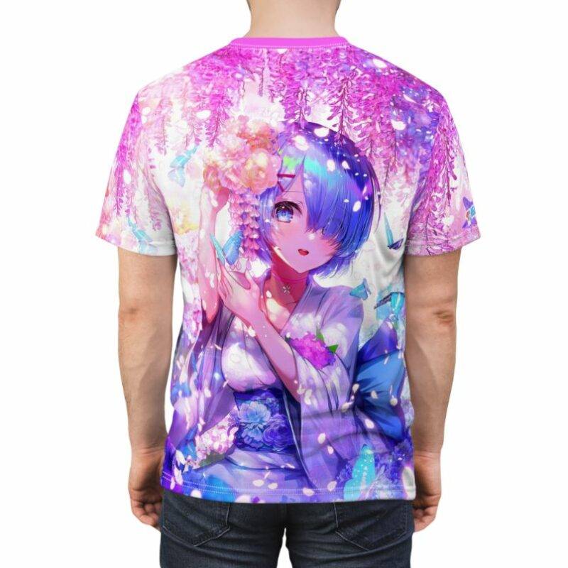 Rem in Kimono - Re:Zero Anime all over print T-shirt