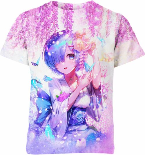 Rem in Kimono - Re:Zero Anime all over print T-shirt