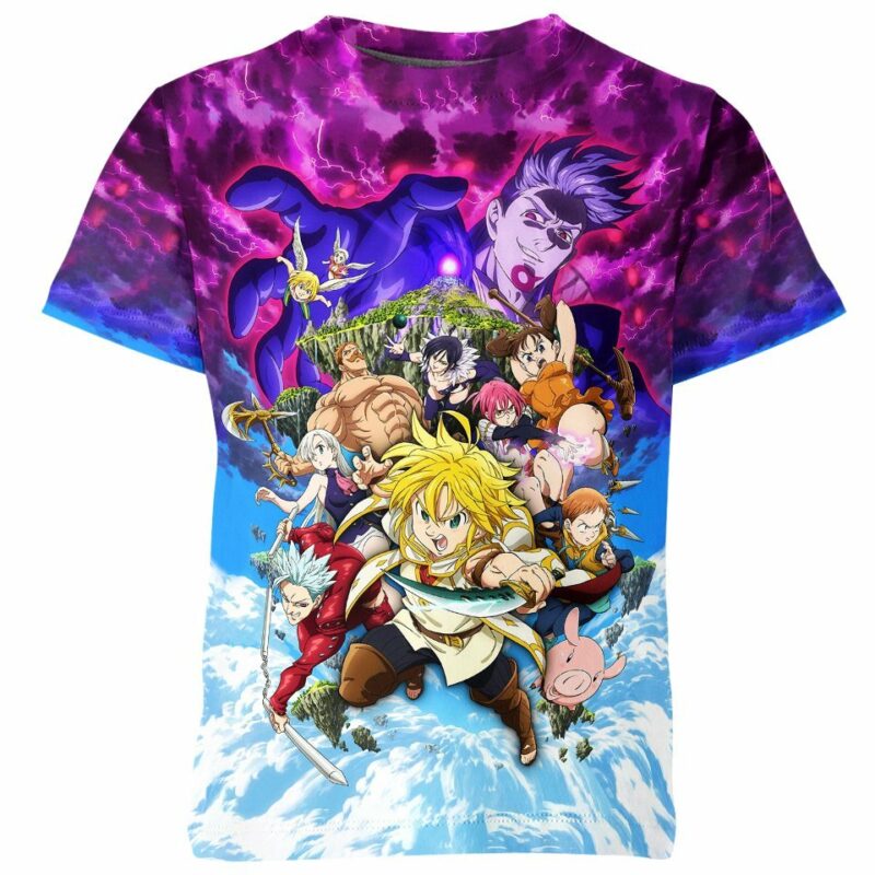 Meliodas Seven Deadly Sins all over print T-shirt