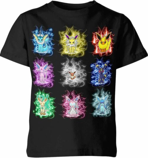 Eevee Evolutions From Pokemon Shirt