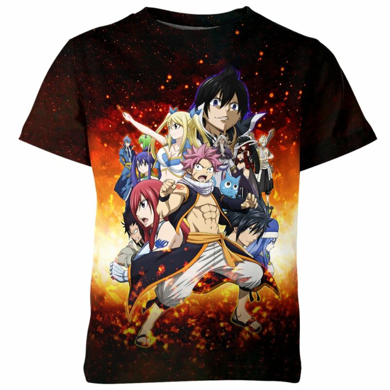 Irreplaceable Friends Fairy Tail all over print T-shirt