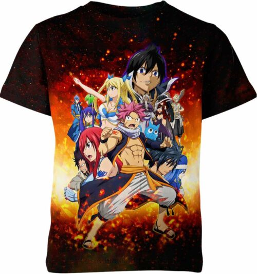 Irreplaceable Friends Fairy Tail all over print T-shirt