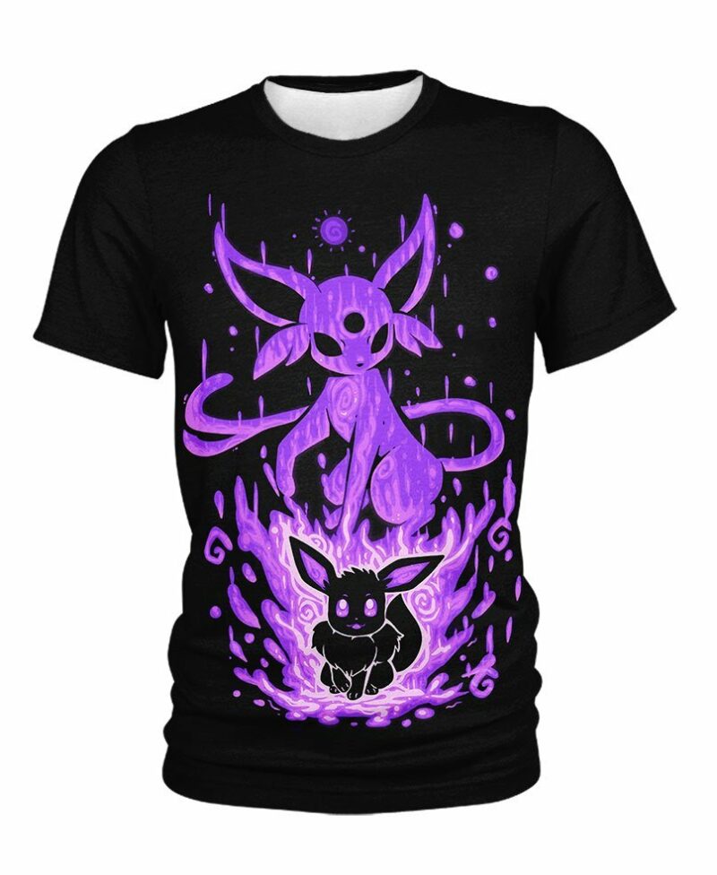 Eevee And Espeon From Pokemon Shirt