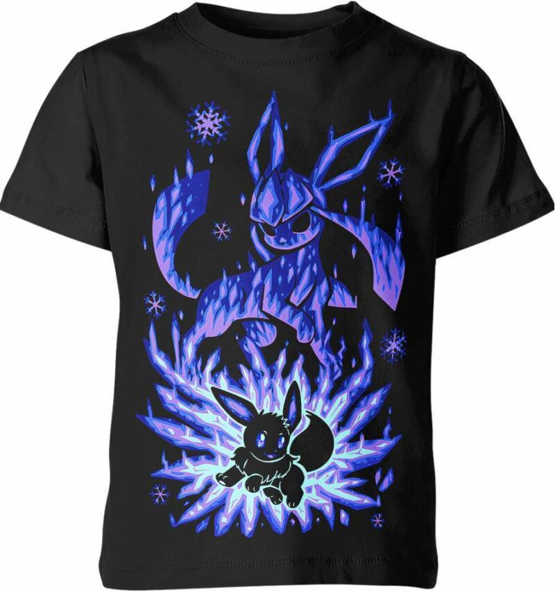 Glaceon And Eevee From Pokemon Shirt