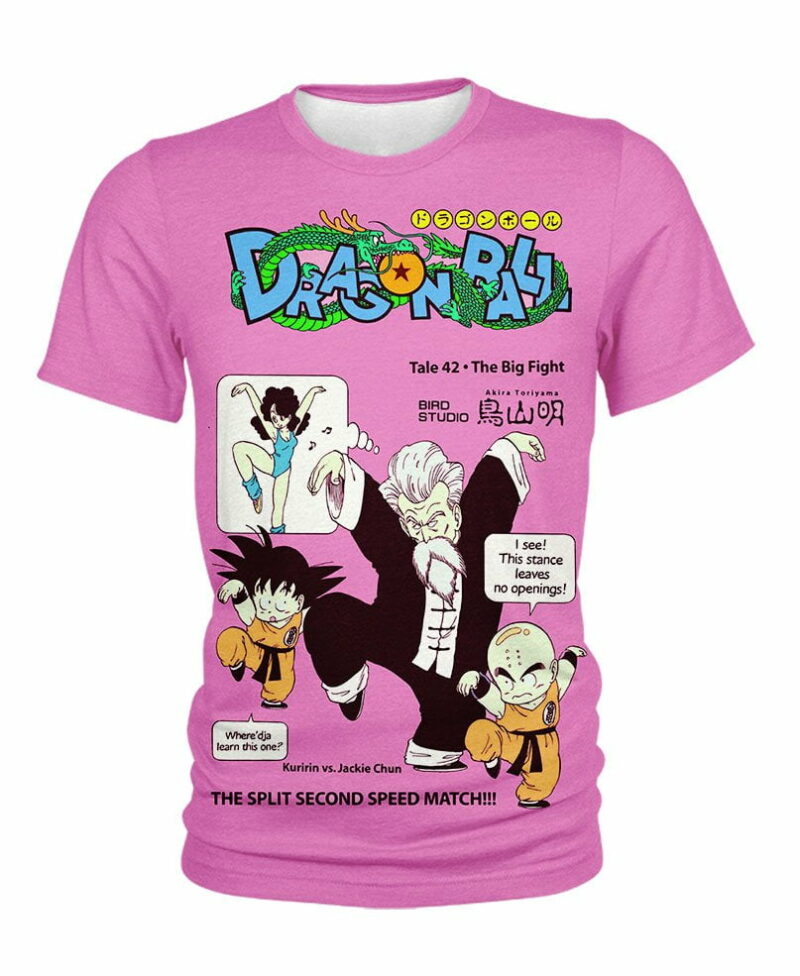 Son Goku Krillin And Master Roshi From Dragon Ball Shirt