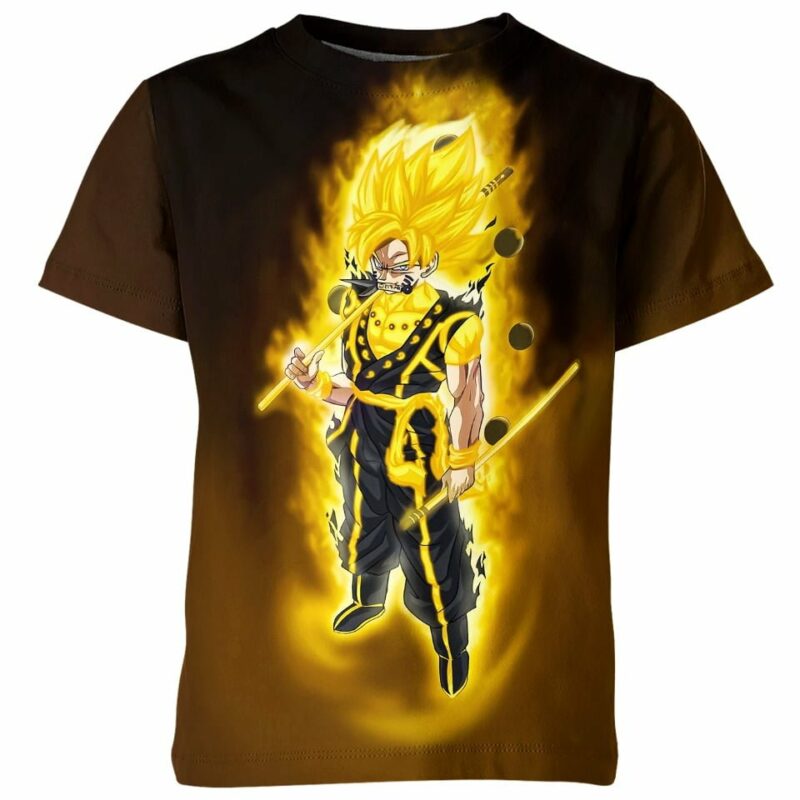 Six Paths Goku all over print T-shirt