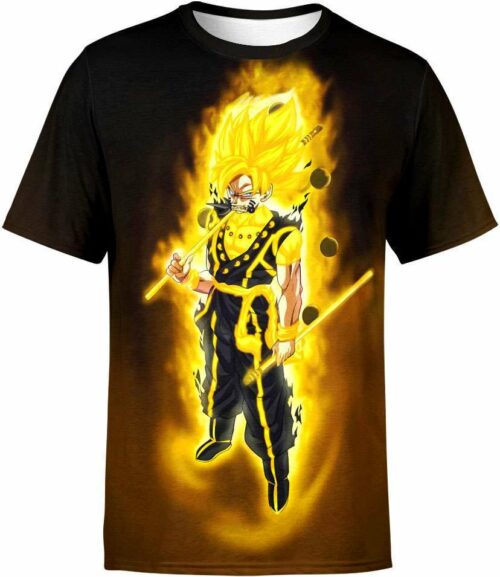 Six Paths Goku all over print T-shirt