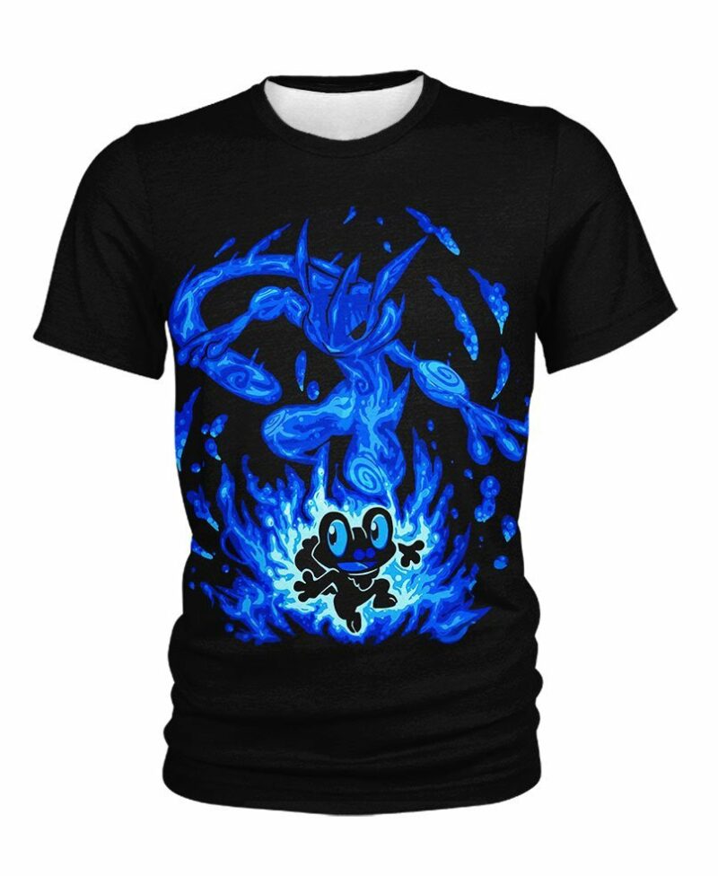 Froakie And Greninja From Pokemon Shirt