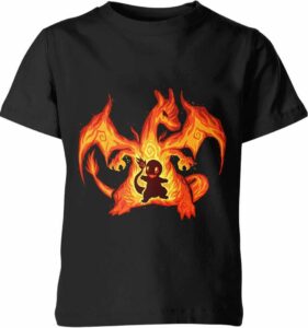 Charmander Charizard From Pokemon Shirt