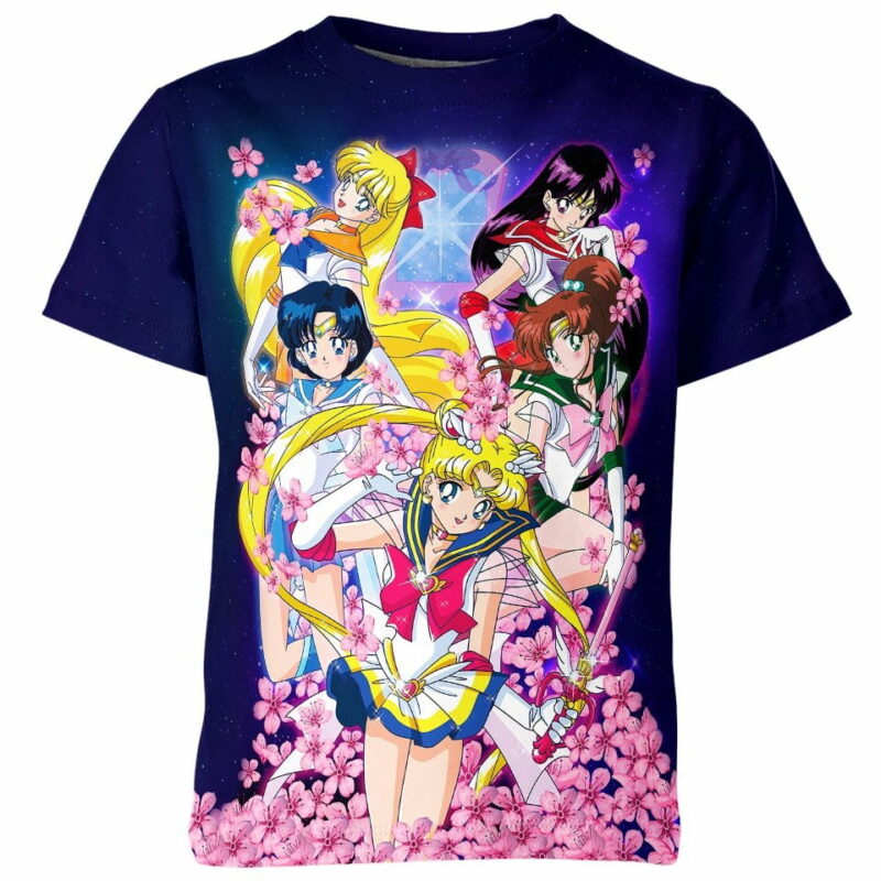 Super Inner Senshi Sailor Moon all over print T-shirt