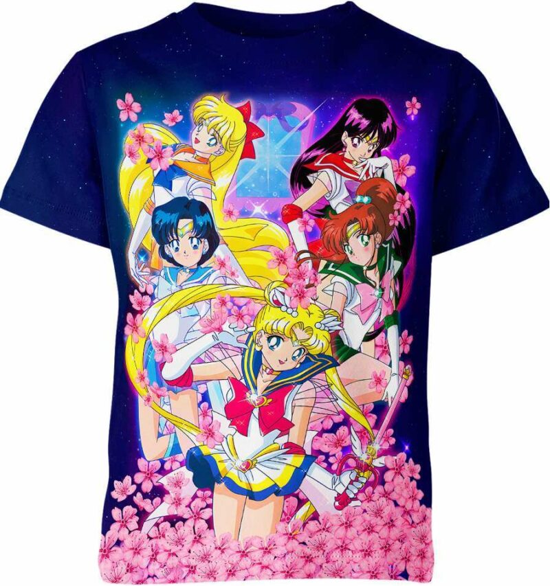 Super Inner Senshi Sailor Moon all over print T-shirt