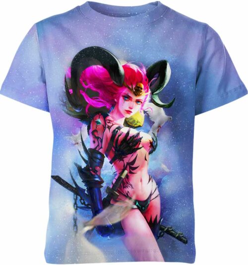 Demon Zyra League Of Legends all over print T-shirt