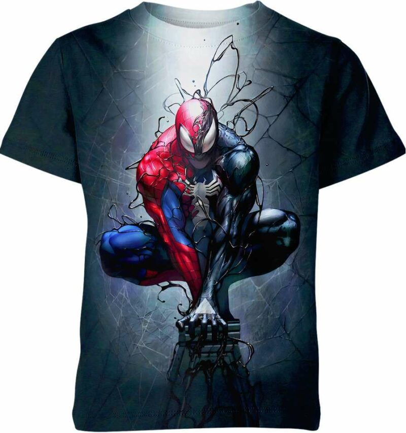 Symbiote Spider Man all over print shirt