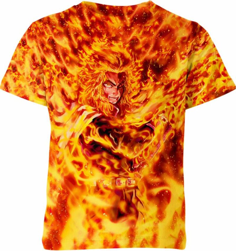 Demon Slayer Kyojuro Rengoku all over print T-shirt