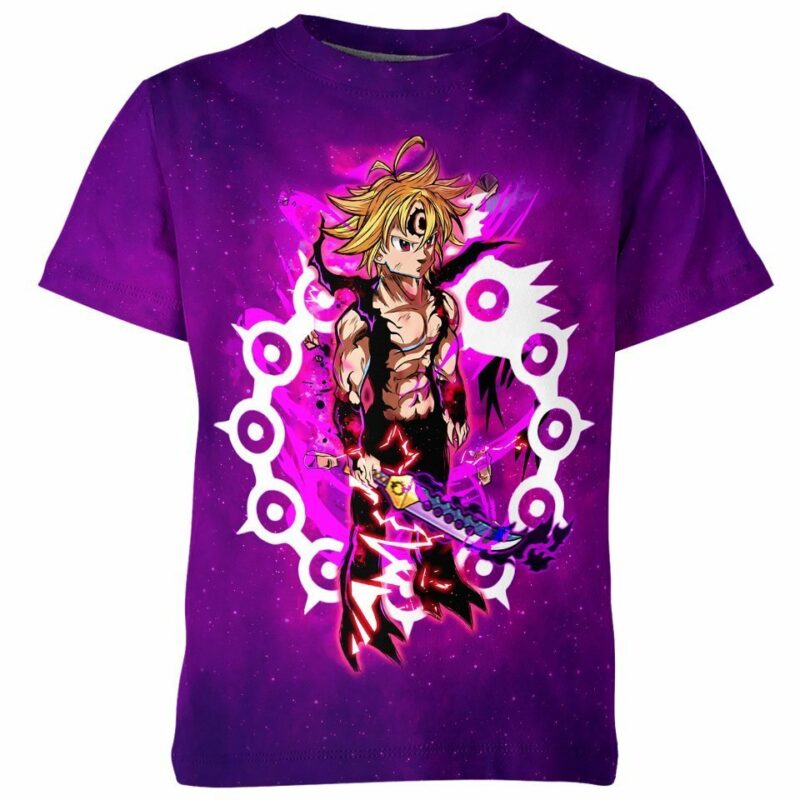 Meliodas Dragon Mark Seven Deadly Sins all over print T-shirt