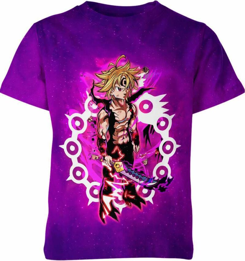 Meliodas Dragon Mark Seven Deadly Sins all over print T-shirt