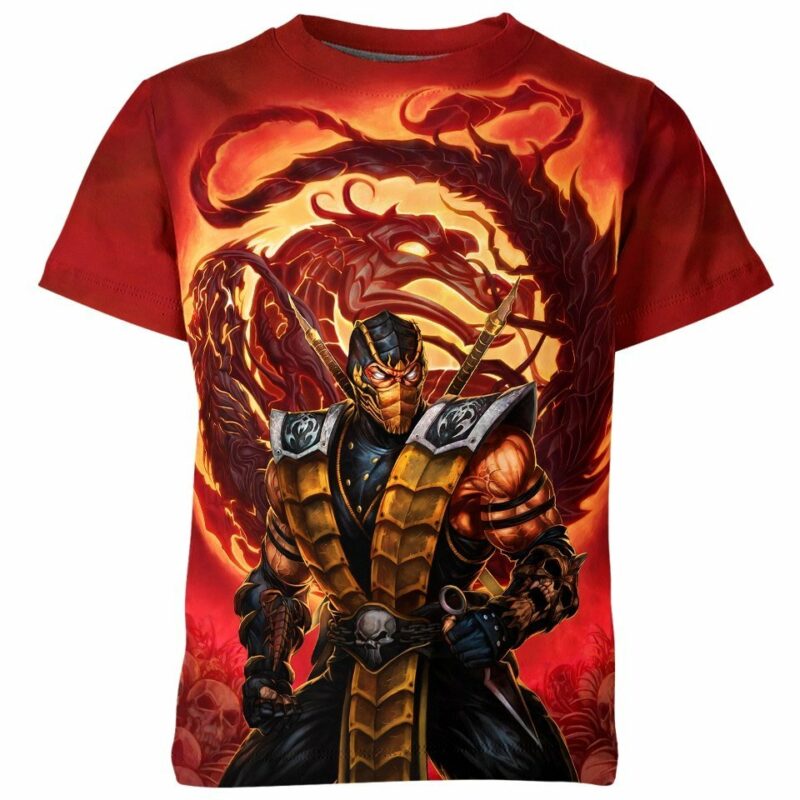 MK9 Scorpion - Mortal Kombat all over print T-shirt