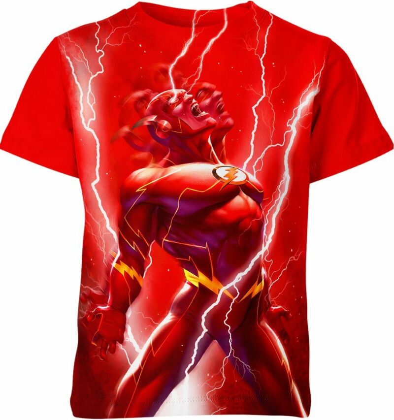 Lightning Hero - Flash all over print T-shirt