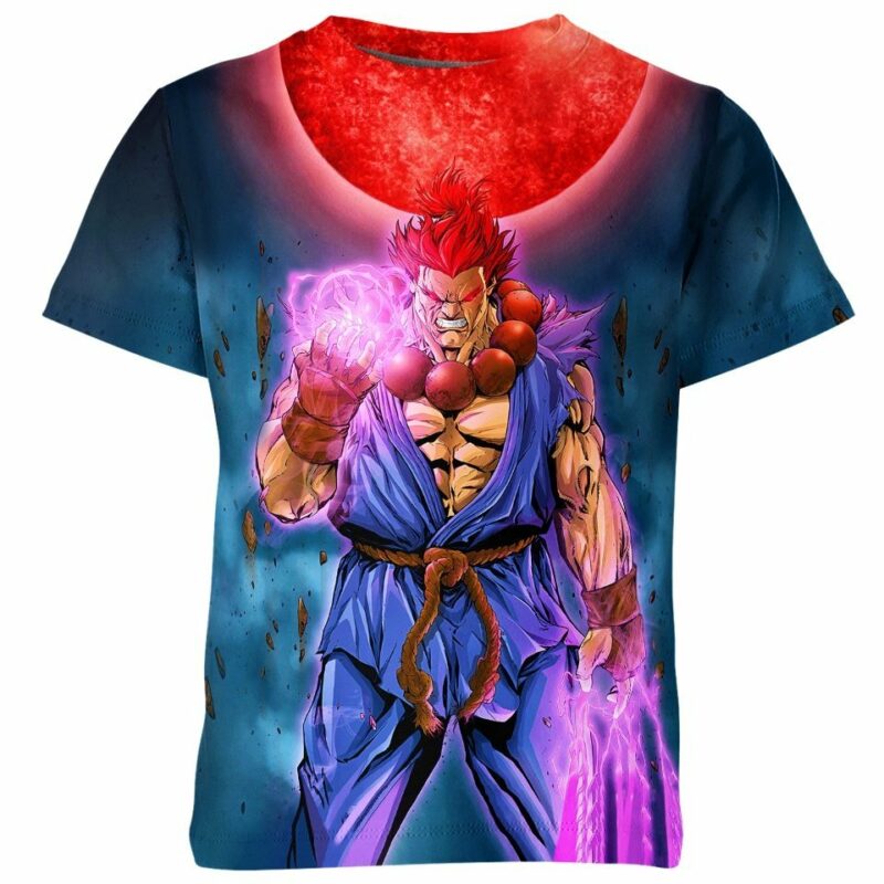 Akuma Powers - Street Fighter all over print T-shirt