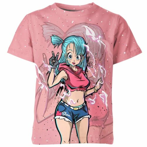 Bulma Croptop Dragon Ball all over print T-shirt