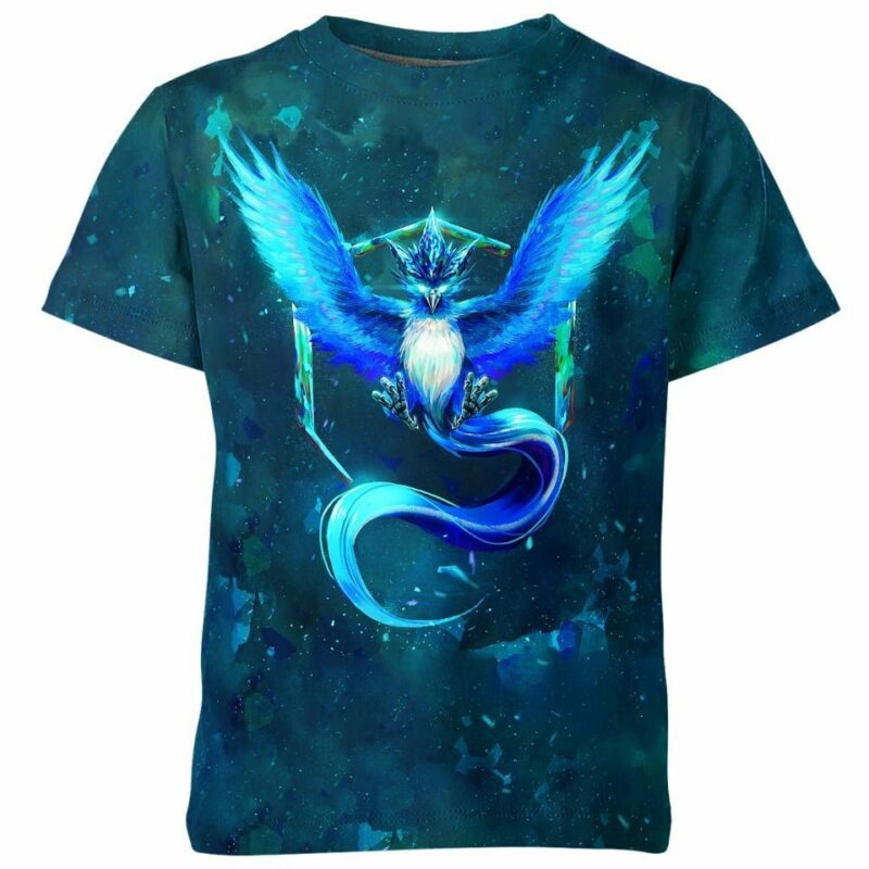 Articuno Mystic Pokemon all over print T-shirt