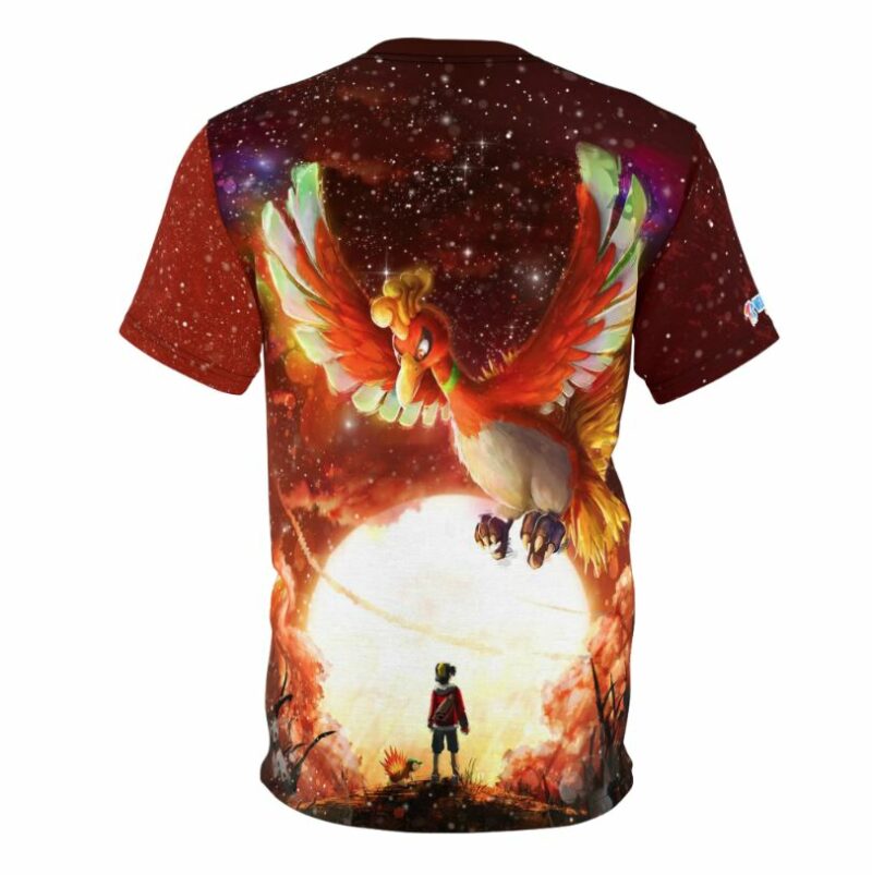 Ho-Oh Pokemon all over print T-shirt