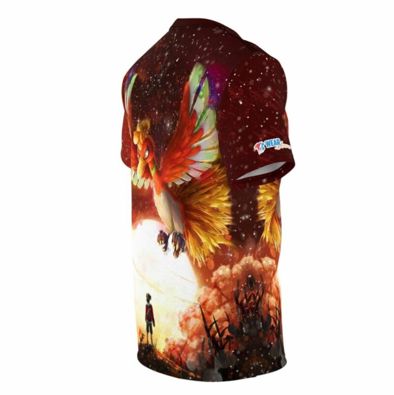 Ho-Oh Pokemon all over print T-shirt