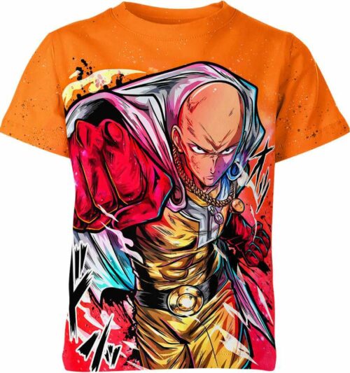 Saitama One Punch Man all over print T-shirt