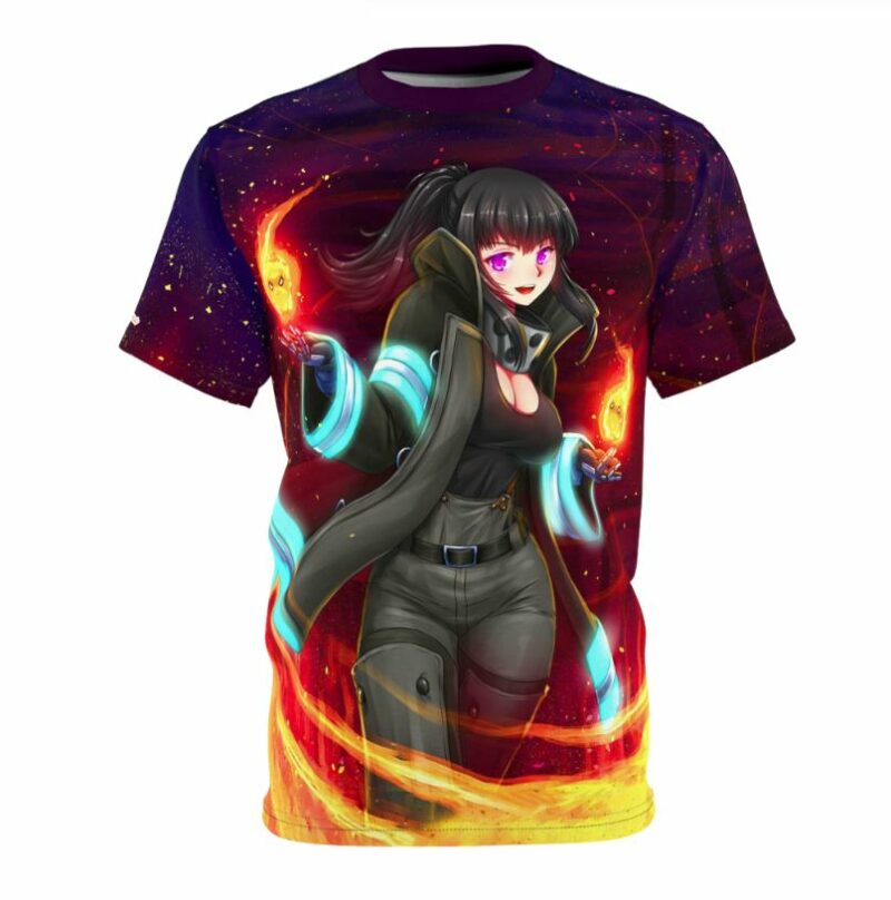 Maki Oze Fire Officer - Fire Force All over print T-shirt