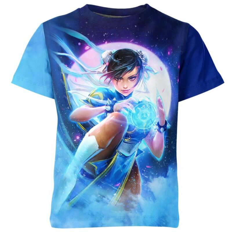 Chun Li Street Fighter all over print T-shirt