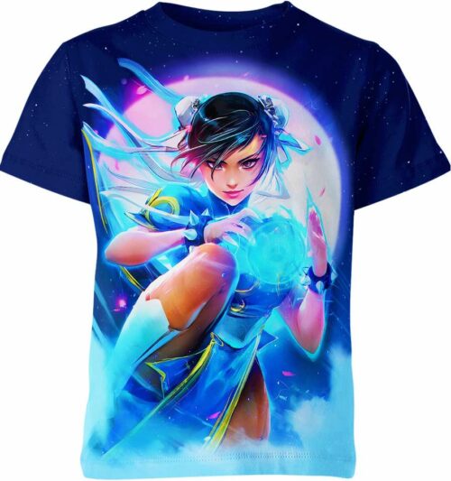 Chun Li Street Fighter all over print T-shirt