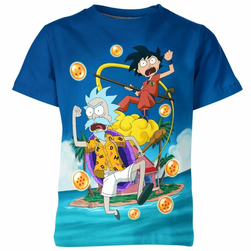 Rick And Morty all over print T-shirt