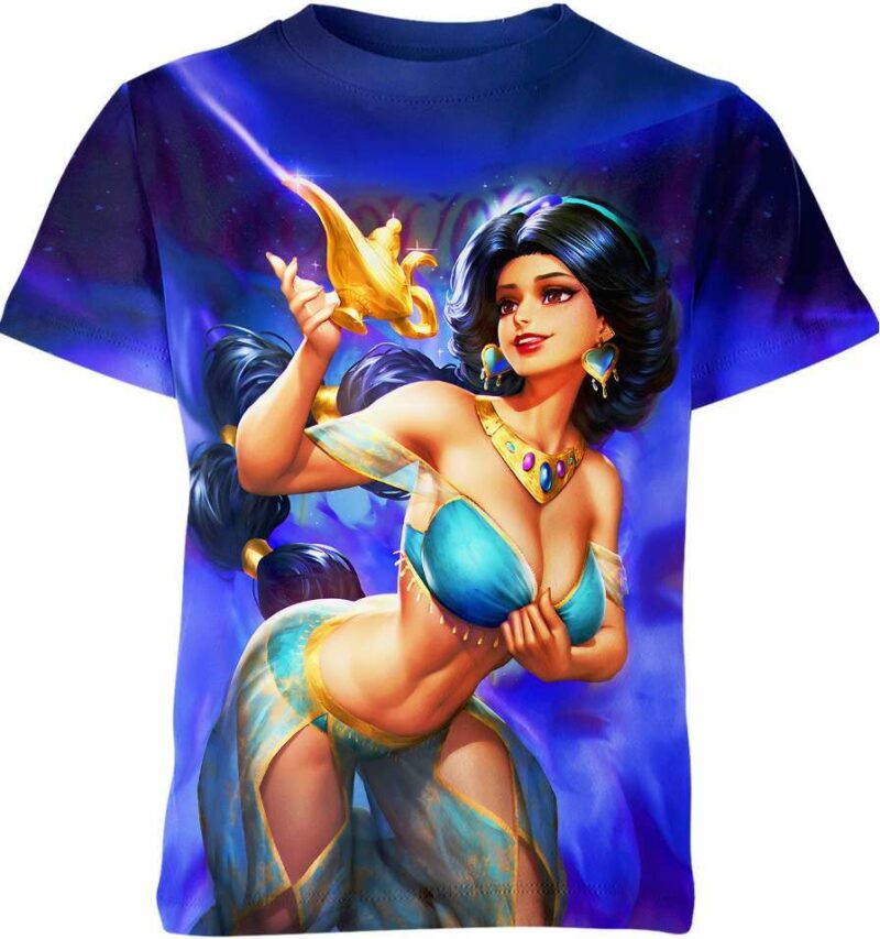 Sexy Princess Jasmine Disney all over print T-shirt