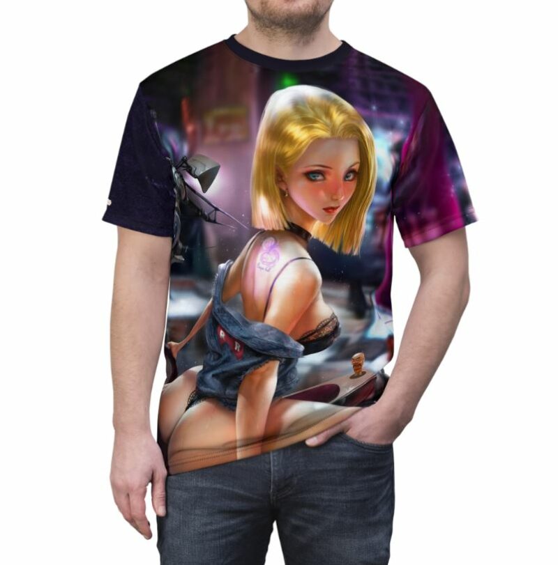 Android 18 Ahegao Hentai From Dragon Ball Z Shirt