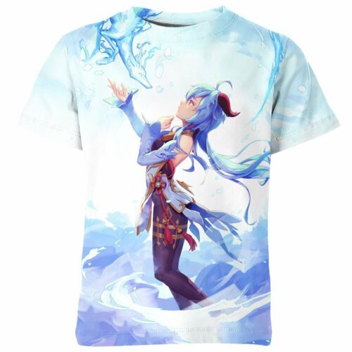 Ganyu Sweet Rain Genshin Impact all over print T-shirt