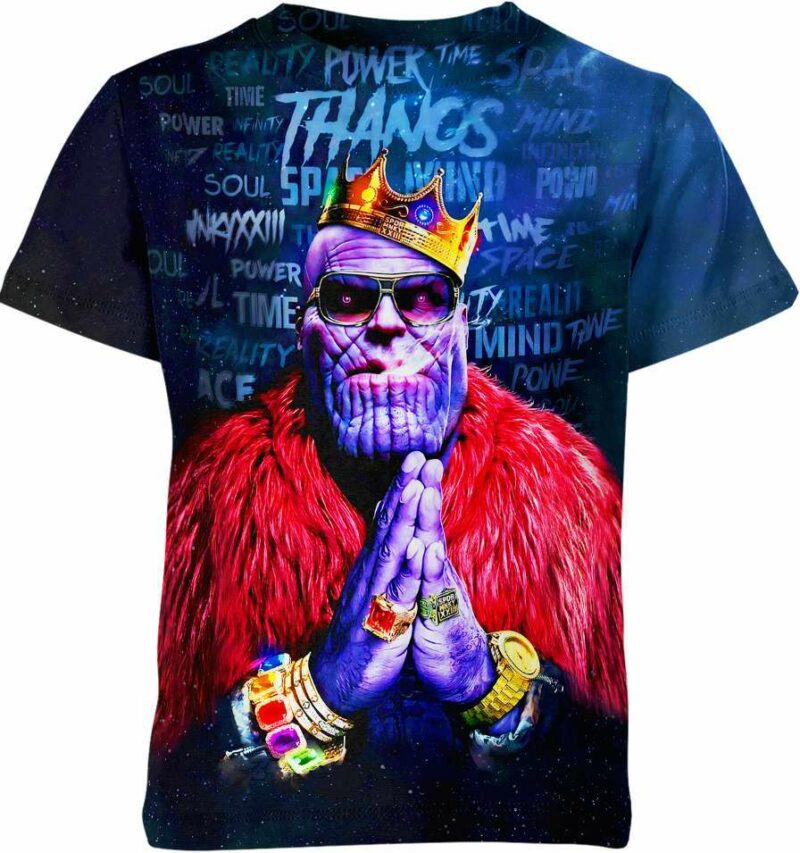 King Thanos all over print T-shirt