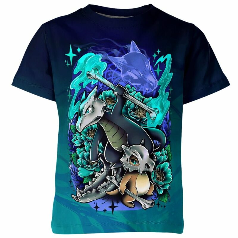 Cubone Marowak Family - Pokemon all over print T-shirt