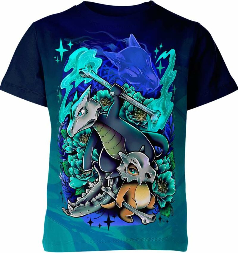 Cubone Marowak Family - Pokemon all over print T-shirt