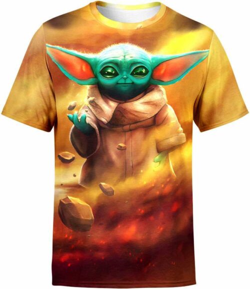 Star Wars Baby Yoda all over print T-shirt