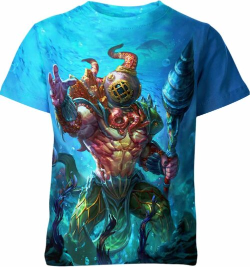 Poseidon from Smite Shirt