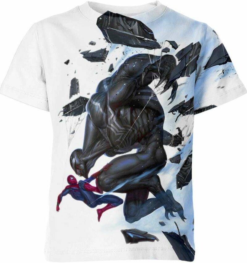 Venom vs Spider Man Shirt