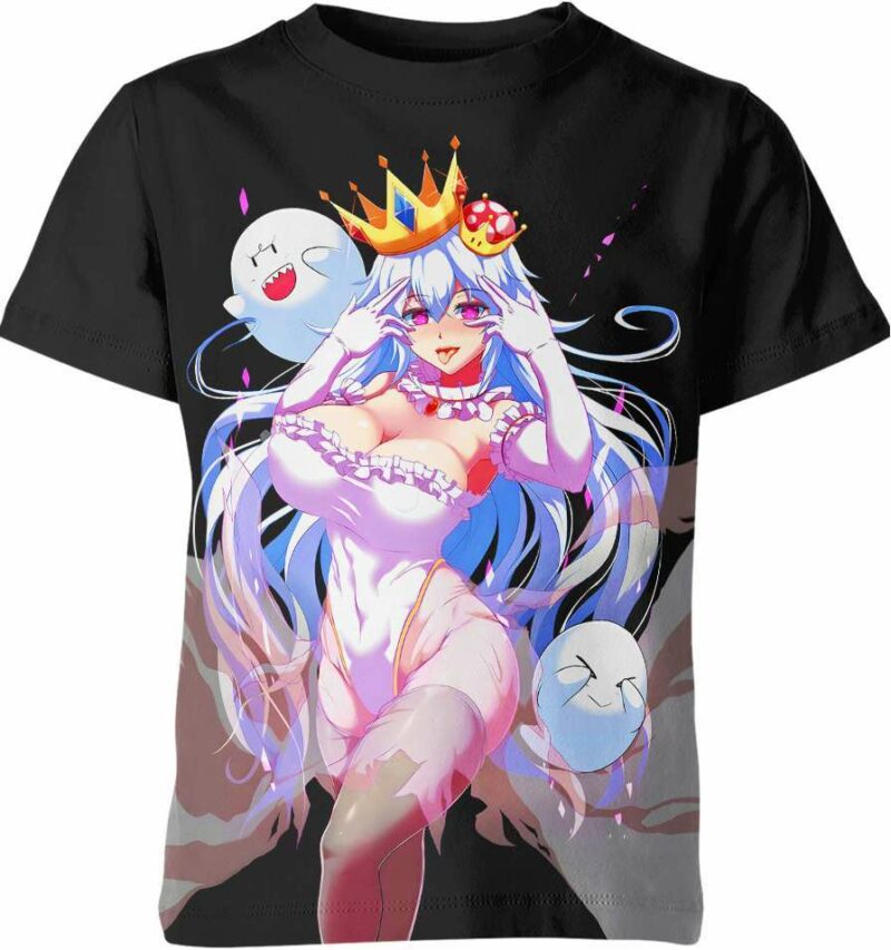 King Teresa Hime Mario Ahegao all over print T-shirt