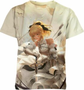 Artoria Pendragon Saber From Fate Stay Night Shirt