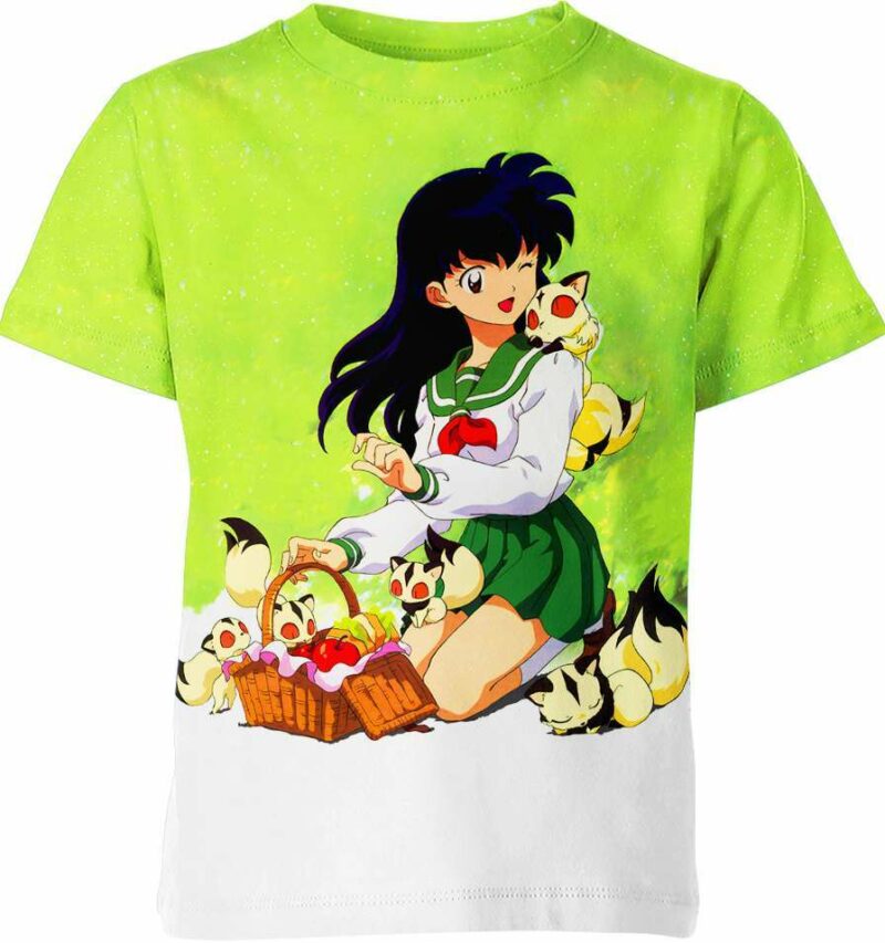 Kagome Higurashi and Kilala from Inuyasha Shirt