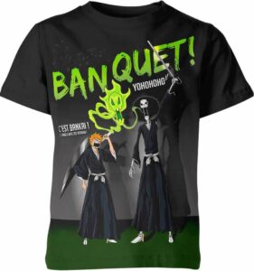 Brook One Piece And Ichigo Kurosaki Bleach Shirt