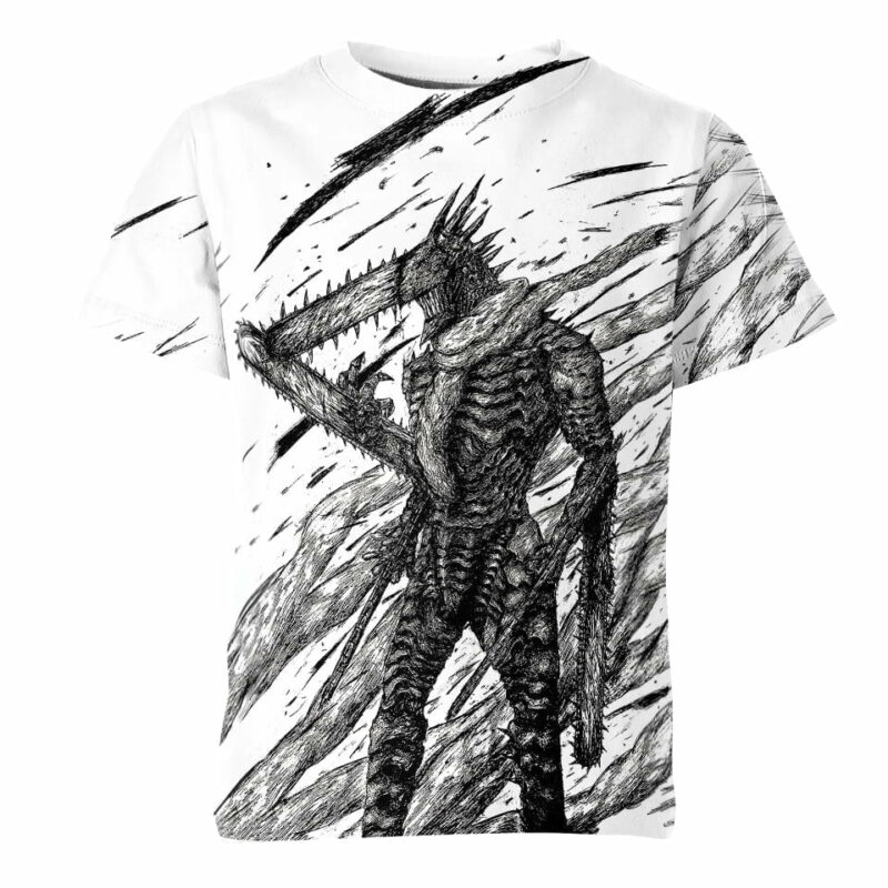 Pochita x Denji Chainsaw Devil From Chainsaw Man Shirt