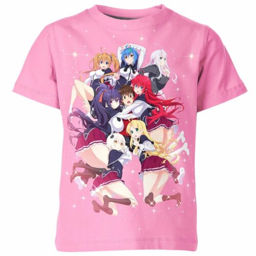 Hero High School DxD all over print T-shirt