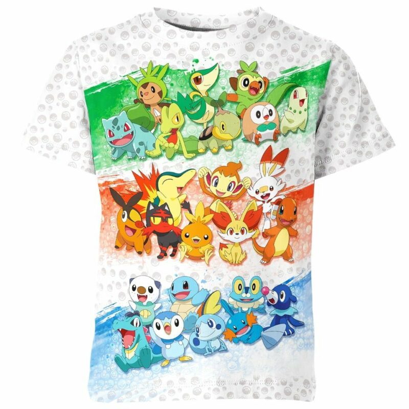 The Pioneers - Pokemon all over print T-shirt