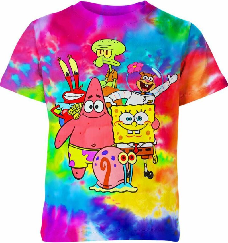 All Character Spongebob all over print T-shirt