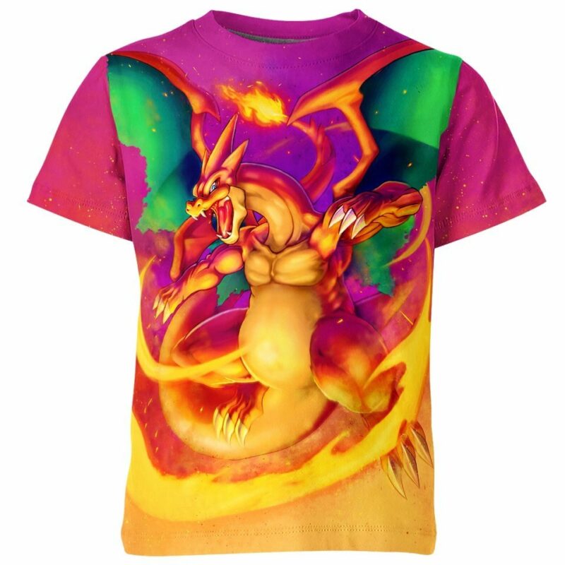 Mega Charizard all over print T-shirt